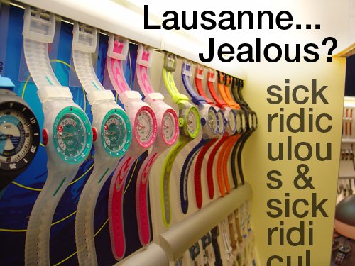Lausanne... Jealous?